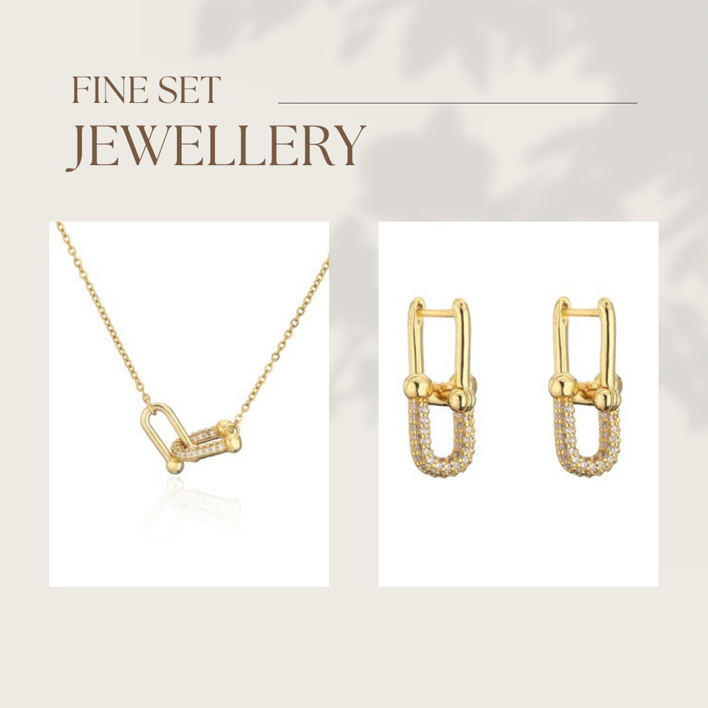 Fine Jewellery Set – Earrings & Necklace